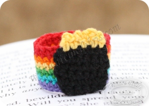 Pot of Gold/Rainbow ring by Divine Debris